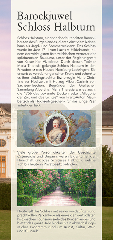 Schloss Halbturn Prospekt Seite Barockjuwel