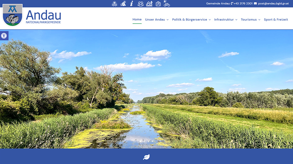 Startseite Gemeindewebsite Andau